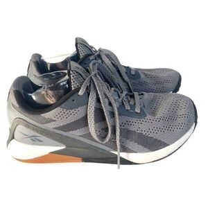 Reebok Nano X1 Men’s 8.5 CrossFit Training Shoes Gray Gym Lifting HIIT